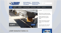 Desktop Screenshot of lowrymfgco.com